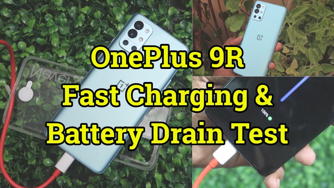 OnePlus 9R Battery Drain & Fast Charging Test 🔥 100% Charged in ? 💥