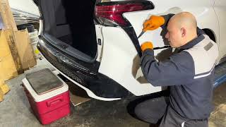 2021-2024 Toyota Sienna Hybrid Rear Bumper Cover Removal And Installation Instructions