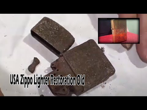 USA Zippo Lighter Restoration Old
