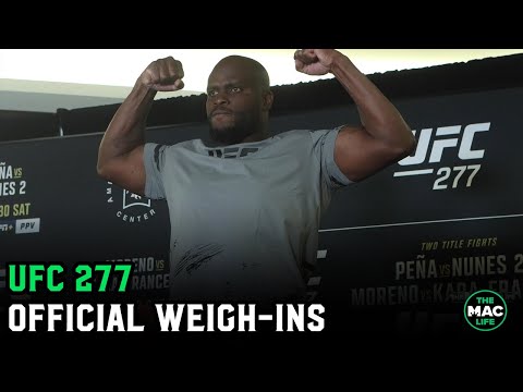 UFC 277 Official Weigh-Ins
