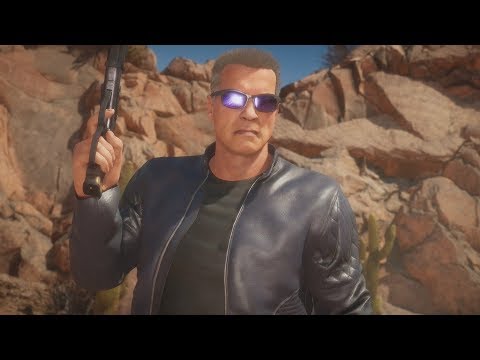 Mortal Kombat 11: Terminator T-800 Vs All Characters | All Intro/Interaction Dialogues