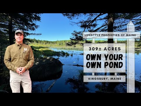 VENDIDO ¡Sea dueño de su propio estanque y 309± acres! Bienes raíces en Maine
