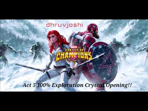 Marvel Contest of Champions Act 5 100% Exploration Rewards Opening!