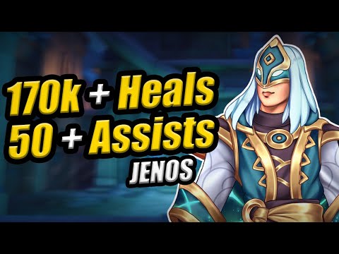 JENOS 175K HEALING With 50+ ASSISTS | Paladins
