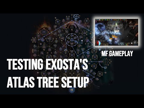 PoE Magic Find Maps (36) - Testing Exosta's farming setup - 8-modded delirious Defiled Cathedral