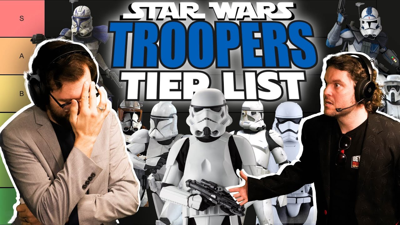 We get WAY too Heated RANKING the STAR WARS TROOPER DESIGNS | TIER LIST