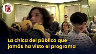 La chica del público que no sabe quién es Berto Romero