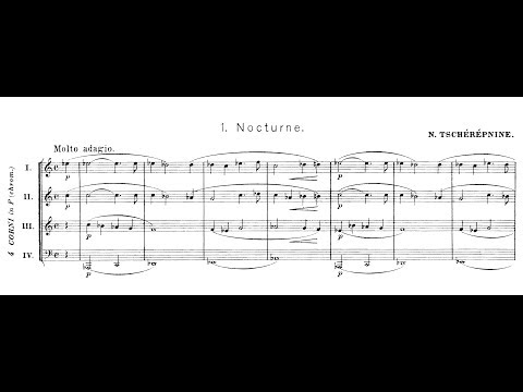 Nikolai Tcherepnin - 6 Horn Quartets, Op. 35 (1910)