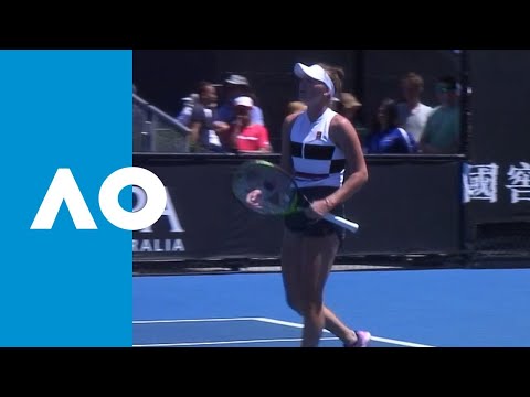 Marketa Vondrousova v Evgeniya Rodina match highlights (1R) | Australian Open 2019
