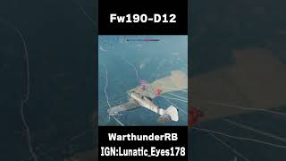 【WarthunderRB】Fw190-D12 -Short Kill Montage- #shorts #warthunder