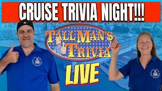 It's time for Cruise Industry TRIVIA Night!!!  LIVE.  Join us.