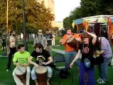 Ethnolife 2008 - Moscow - Drum jamming