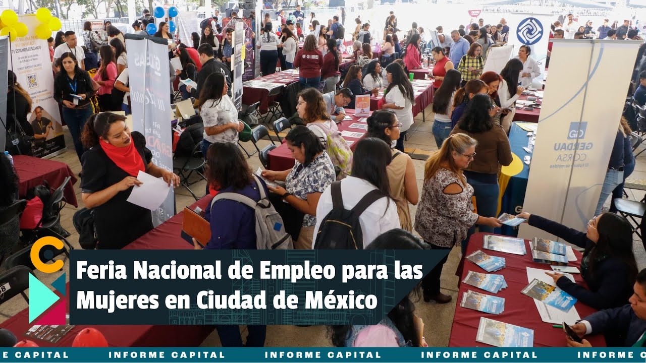 Inauguran Feria Nacional del Empleo para las Mujeres en Ciudad de México