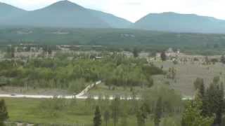 preview picture of video 'Overview Polebridge, North Fork Flathead River, from Inside North Fork Road, Glacier National Park'