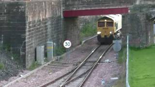 preview picture of video 'Freightliner Coal Train At Alloa'