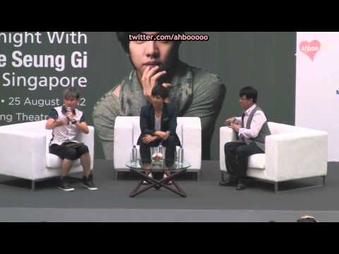 120824 Lee Seung Gi Press Conference in Singapore 2/4