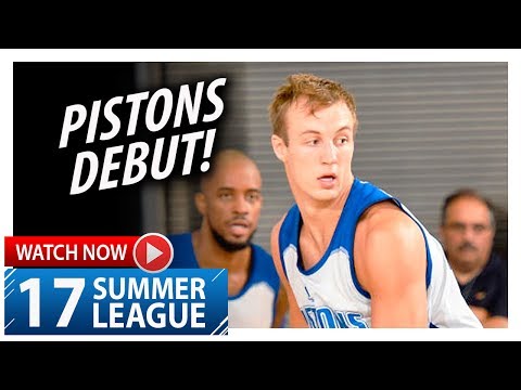 Luke Kennard Full SL Pistons Debut Highlights vs Thunder (2017.07.01) - 16 Pts
