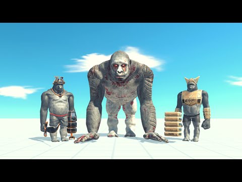 Old Goro The Giant Ghor Hammer And Scimitarilla Vs Random Teams | Animal Revolt Battle Simulator
