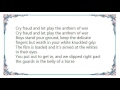 Every Time I Die - Rebel Without Applause Lyrics