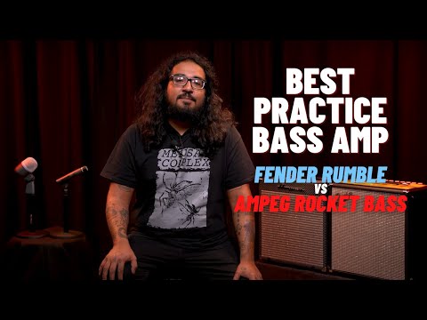 Best Practice Bass Amp: Fender Rumble vs. Ampeg Rocket Bass 108