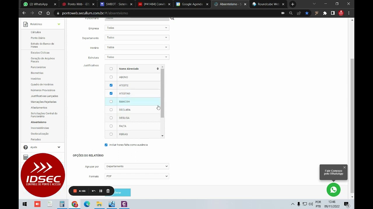 Relatorio Abseteismo