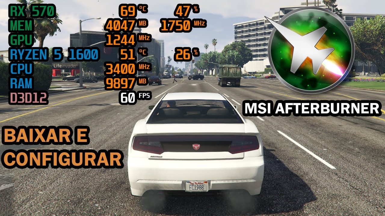 COMO BAIXAR E CONFIGURAR O MSI AFTERBURNER EM 2024?