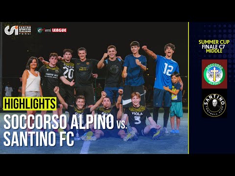 Soccorso Alpino - Santino FC (Finale Summer Cup Middle - Calcio a 7)