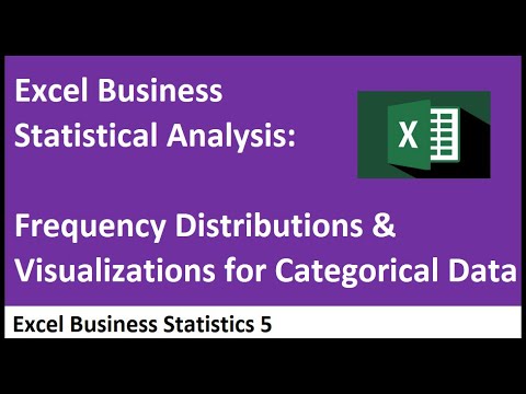Excel Statistical Analysis 01 Data Statistics