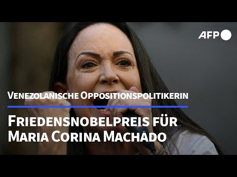 Friedensnobelpreis geht an venezolanische Oppositionelle Machado | AFP