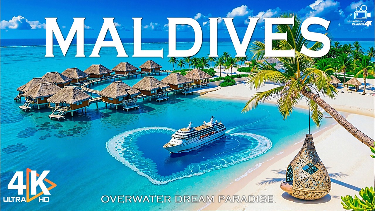 Malediven 4K – Wasservillen & Kristallwasser