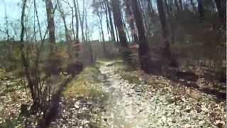 preview picture of video 'Mountain Bike Single Trail in Schweinfurt'