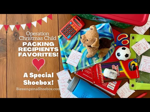 Operation Christmas Child Shoeboxes: Lives Transformed Through OCC! I will add underwear!