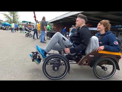 Pony4 recumbent quadricycle Test drive