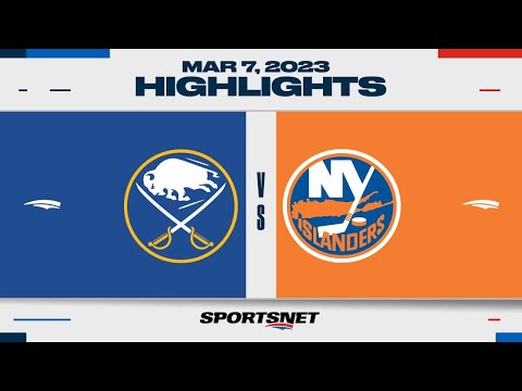 NHL Highlights | Sabres vs. Islanders - March 7, 2023