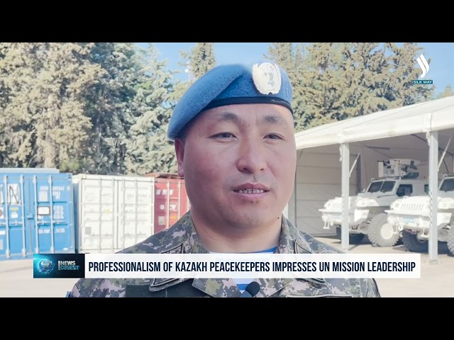 Professionalism of Kazakh peacekeepers impresses UN mission leadership