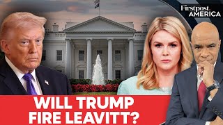 Trump Blames White House Press Secretary Leavitt for Bad Publicity | Firstpost America | N18G
