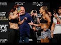 UFC 240: Cris Cyborg Stiffs Felicia Spencer on Handshake - MMA Fighting