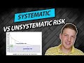 Systematic Vs Unsystematic Risk Explained In 5 Minutes