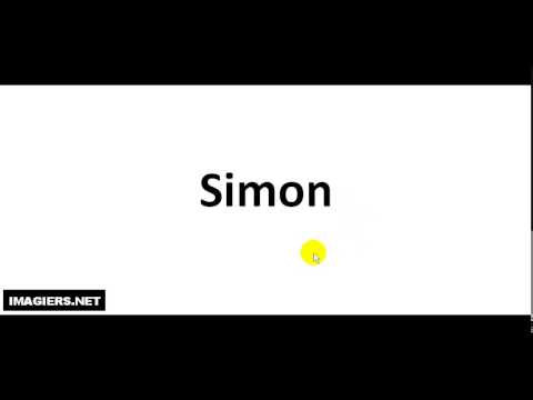 How to pronounce Simon