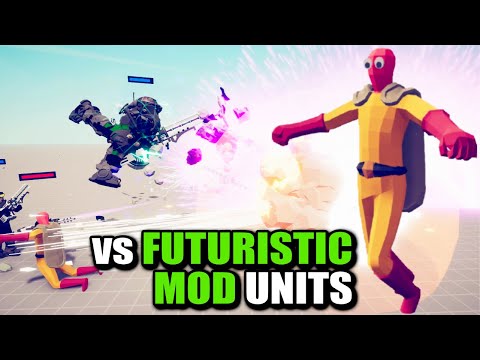 NEW ONE PUNCH MAN vs FUTURISTIC FACTION UNITS - Totally Accurate Battle Simulator TABS