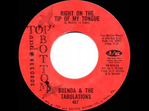 1971 HITS ARCHIVE: Right On The Tip Of My Tongue - Brenda & The Tabulations (mono)