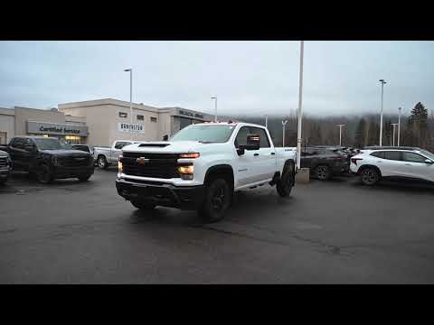 2026 Chevrolet Silverado 3500HD 4WD Crew Cab Standard Box Work Truck in White for sale at Salmon Arm Chevrolet Buick GMC in Salmon Arm, BC