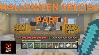 preview picture of video 'Minecraft Lets Play Ep 19 Halloween Special p1'