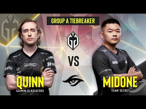 MIDONE vs QUINN - 1v1 SF MID TIEBREAKER - ESL ONE KUALA LUMPUR 2023 DOTA 2