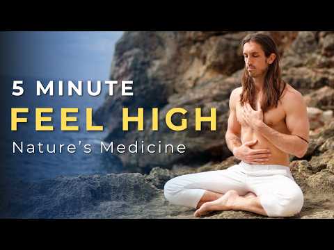 Breathe Like This to Feel High Naturally  | 5 Minute Guided Breathwork