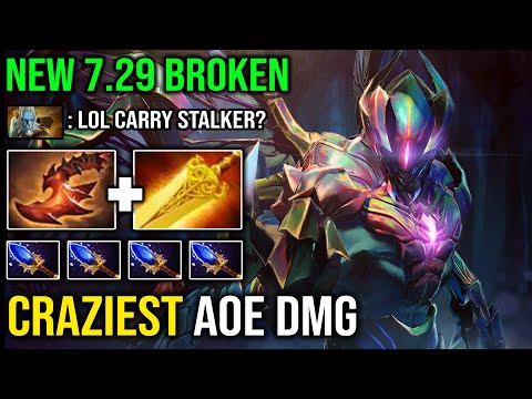 NEW NIGHTSTALKER IN 7.29 IS SO BROKEN Imba Speed AOE Void + Radiance 100% Counter PL DotA 2
