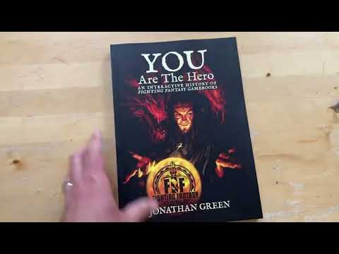 YOU ARE THE HERO: An Interactive History of Fighting Fantasy Gamebooks Unboxing