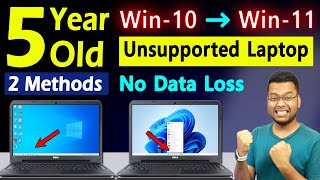 How to Install Windows 11 in Unsupported Laptop, PC | Windows 11in Unsupported Laptop | Windows 11