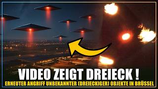 Unbekannte Objekte über Belgien: Erstes Video aus Brüssel zeigt UFO Dreieck ?!