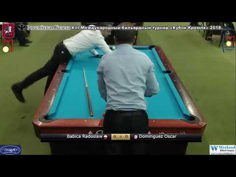 Babica Radoslaw  POL-USA  Dominguez Oscar Kremlin Cup 10-ball 2018